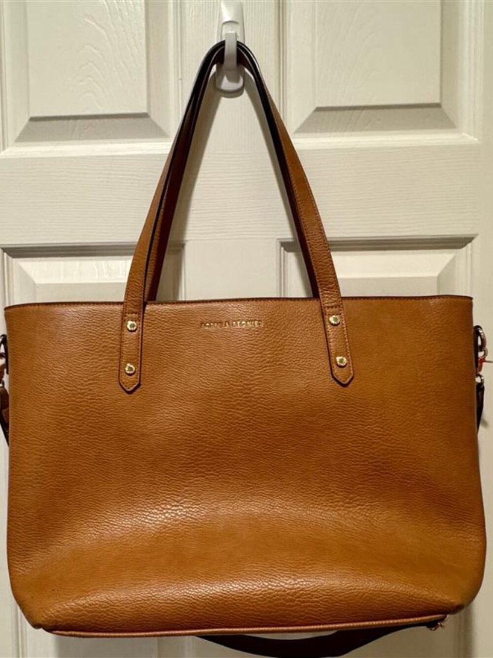Poppy & Peonies Go-Getter Tote - Cognac (Pristine/Like New Condition!)